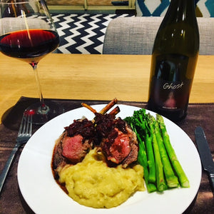 Ghost Wines Pinot Noir Jus with Lamb Rack Recipe