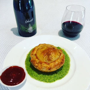Our take on the iconic South Aussie Pie Floater with Ghost Wines 2014 Clare Valley Shiraz