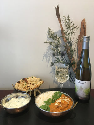Murgh Makhani (Butter Chicken) Recipe with Ghost Wines Clare Valley Pinot Gris